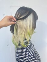 カリーナコークス 原宿 渋谷(Carina COKETH)&nbsp;ブロンド/ウルフカット/インナーカラー/ダブルカラー/オージュア