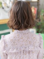 カバーヘア ブリス 志木南口駅前店(COVER HAIR bliss)&nbsp;★ミルクティーピンクくせ毛風くびれボブパーマ20代30代40代★9