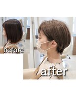 アッシュ 清瀬店(Ash)&nbsp;耳掛けスッキリショートボブ