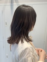 シュク 高円寺(SYUK)&nbsp;加藤【高円寺 中野】外ハネミディ/ラベンダーブラウン/大人ヘア