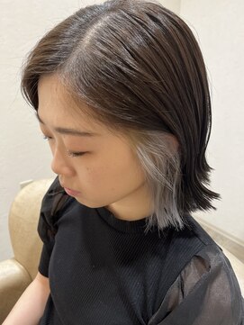 シミズヘアー(SHIMIZUHAIR) グレージュイヤリングカラー