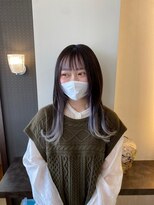 アンダウ(ANDEW) 【インナーカラー】パープルグラデーション
