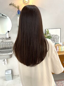 ヘアー アイス カンナ(HAIR ICI Canna) ＊艶髪＊おすすめ質感再整カラーでまとまるロングスタイル