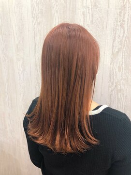 テーラヘアー 君津店(TELA HAIR) セミロング×ピンクベージュ【TELA HAIR 君津店】