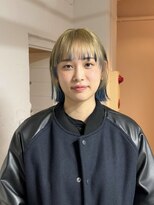 トクテ 吉祥寺(tokute)&nbsp;グレージュカラー/ボブウルフ/黒髪/ココアベージュ