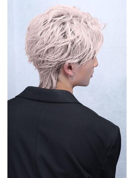 リップスヘアー 梅田アネックス(LIPPS hair) ホワイトシルバーアッシュサーフフェザーショート