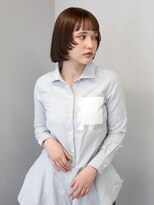 スペシャルオオサカ 難波店(Special OSAKA)&nbsp;顔まわりレイヤー/ショートボブ/マロンブラウン