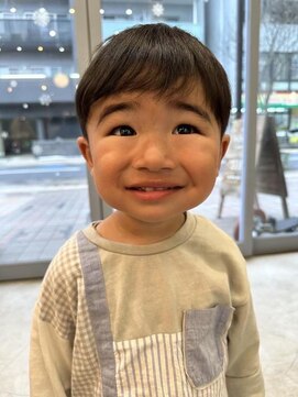 ロミー 本厚木(ROMMY.) 男の子◎キッズカット◎前髪ショートニュアンスデザイン七五三◎