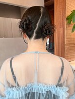 ロンド ボーイ 表参道(Lond BOY)&nbsp;くびれヘア/顔周り/韓国/レイヤーカット/黒髪/ロング/前髪表参道