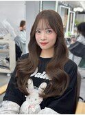 レイヤーカット顔まわり前髪セミロング20代30代40代