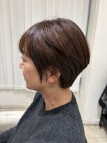 アッシュ 仙川店(Ash)&nbsp;40代50代60代ひし形小顔ショートボブ絶壁解消白髪ぼかし前髪あり