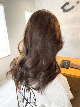 シキ(C key) 【ブリーチ無しで透明感！アッシュブラウン】【高橋】