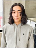 メンズボブ、ボブパーマ、メンズパーマ、ロン毛