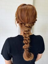 タグマル 学割U24 学生ペア割選べるヘアセット 編みおろし