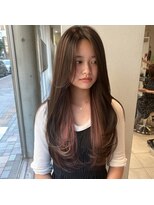 アンサ 藤森店(ANSA)&nbsp;韓国風くびれレイヤー×艶ブラウン