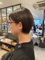 ユーフォリア 青山(Euphoria)&nbsp;波巻きパーマアップバング刈り上げウルフシャドウパーマ濡れ髪☆