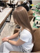 ニュースエン(newseN:)&nbsp;ミルクティーベージュ/ダブルカラー/ケアブリーチ/髪質改善/新潟