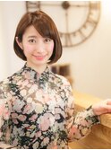 シルエット美人なボブで上品な可愛さを纏って♪