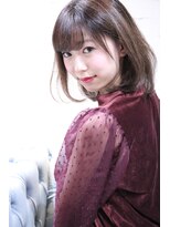 ホラン(HoLan)&nbsp;【HoLan】フェアリーBobx毛先ワンカールx透明感ベージュ♪