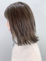 アルバム 新宿(ALBUM SHINJUKU)&nbsp;オリーブブラウンカラー_毛先パーマことりベージュ_ba269121