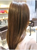 西宮/イルミナカラー/ハイライト/大人かわいい/髪質改善