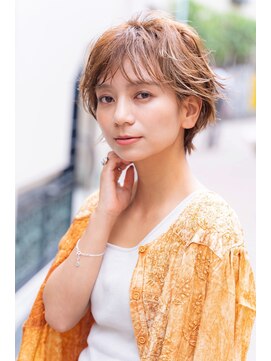 エース (ACE) ACE横浜　リバースショート×ブラウンベージュ