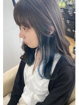 ロビー(LOBBY)&nbsp;『LOBBY』桜井インナーカラーターコイズブルー