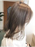 イルミナカラーで透明感オリーブグレー