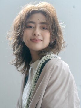 エミュ 表参道 青山(emu) 【emu井上信洋】ほつれゆるカールのルーズレイヤーミディアム