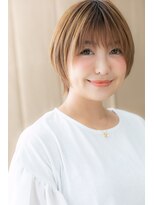 カバーヘア ブリス 戸田公園西口店(COVER HAIR bliss)&nbsp;外国人風カーキアッシュハイライトボブY戸田公園20代30代40代