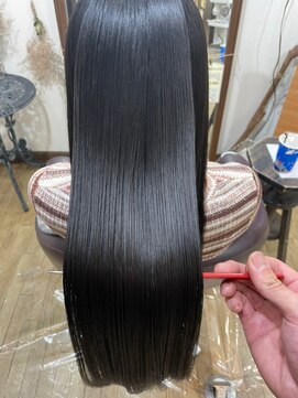 美容室 メザミー MESAMIES 10代20代30代髪質改善ナチュラルストレートロング黒髪暗髪