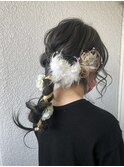 編みおろしヘアアレンジ【ヘアセット】【西武新宿駅】