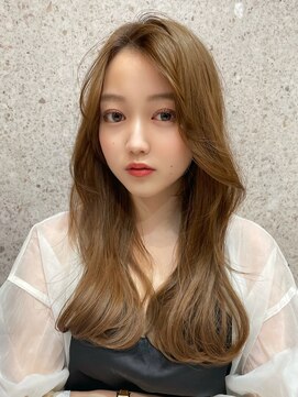 ルームバイシー 新宿(Loom. by Sea) 韓国風前髪×レイヤーカット【髪質改善/新宿/レイヤーカット】