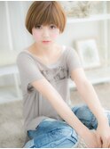 サラツヤ外国人風★小顔前下がりボブショートc5越谷10代20代30代
