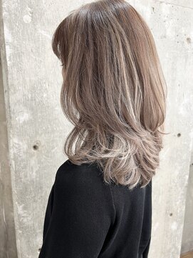 イデア(idea) #シルキーベージュ#インナーカラー/モード系