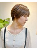 マッシュショートボブ