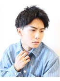 【 I. 】スーツ 短髪ツーブロック 束感 モテる黒髪 川口