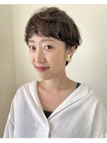 パープル 自由が丘(purple)&nbsp;小顔に見えるヘア/オリーブグレー／ココアベージュ[自由が丘]