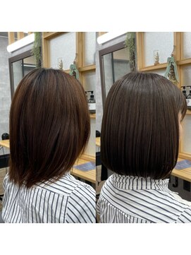 ナチュラル 泉中央店(Natural) お手入れ楽なボブスタイル×くすみカラー