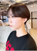 ブラウンショート_大人ガーリーチョコレートプリカール_ba440161