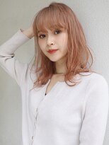 ブゾン(buZon)&nbsp;【buZonブゾン】コーラルピンク×ニュアンスパーマ