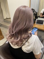 アオゾラヘアー 本店(AOZORA HAIR) 艶髪×2ブリーチ×ラベンダーベージュ