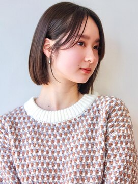 ラフ フロム ガーデン(Laf from GARDEN) 切りっぱなしボブ/大人/韓国風/美髪のススメ/縮毛矯正