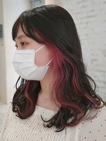 ラボヌールヘアー リアン 川越店(La Bonheur hair Lier) イヤリングカラー☆　ピンク