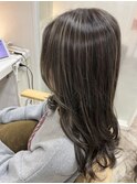 細かめハイライトで大人スタイルに!