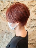 【Flor上大岡】*マニッシュショート*モーヴブラウン*