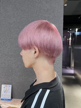 ペレ 栄店(PELE) デザインカラー/レイヤーカット/ウェットヘア/オリーブベージュ