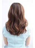 黒髪/クラゲヘアー/オリーブグレー/小顔/ココアベージュ