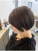 ハイライトカラー◯ショートボブ