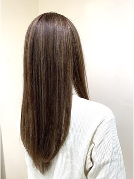 アズール 草加(azule) ハイライトカラー　ブラウン　白髪ぼかし